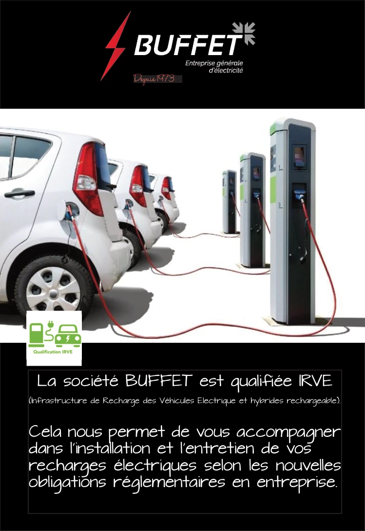 Flyer BUFFET sur les solutions de recharge IRVE